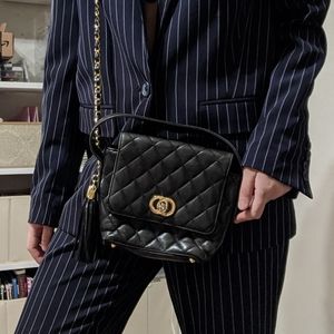 Vintage Quilted Leather Purse